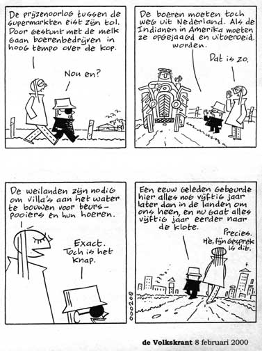 Strip uit de Volkskrant.