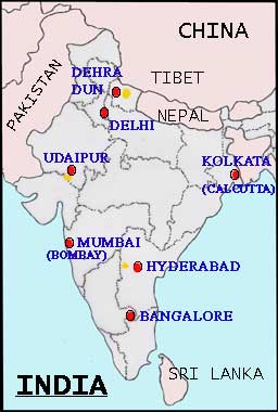 kaart India
