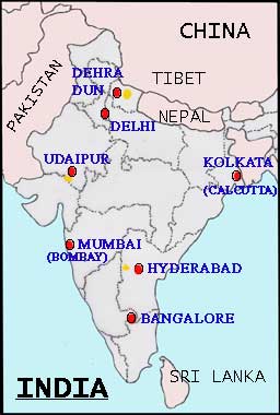 kaart India