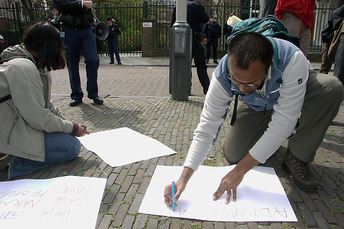 Sit-in GroenFront!