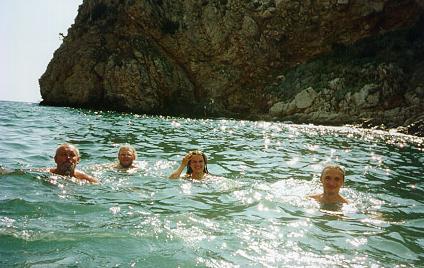 Troitsa in the sea, close to Dubrovnik